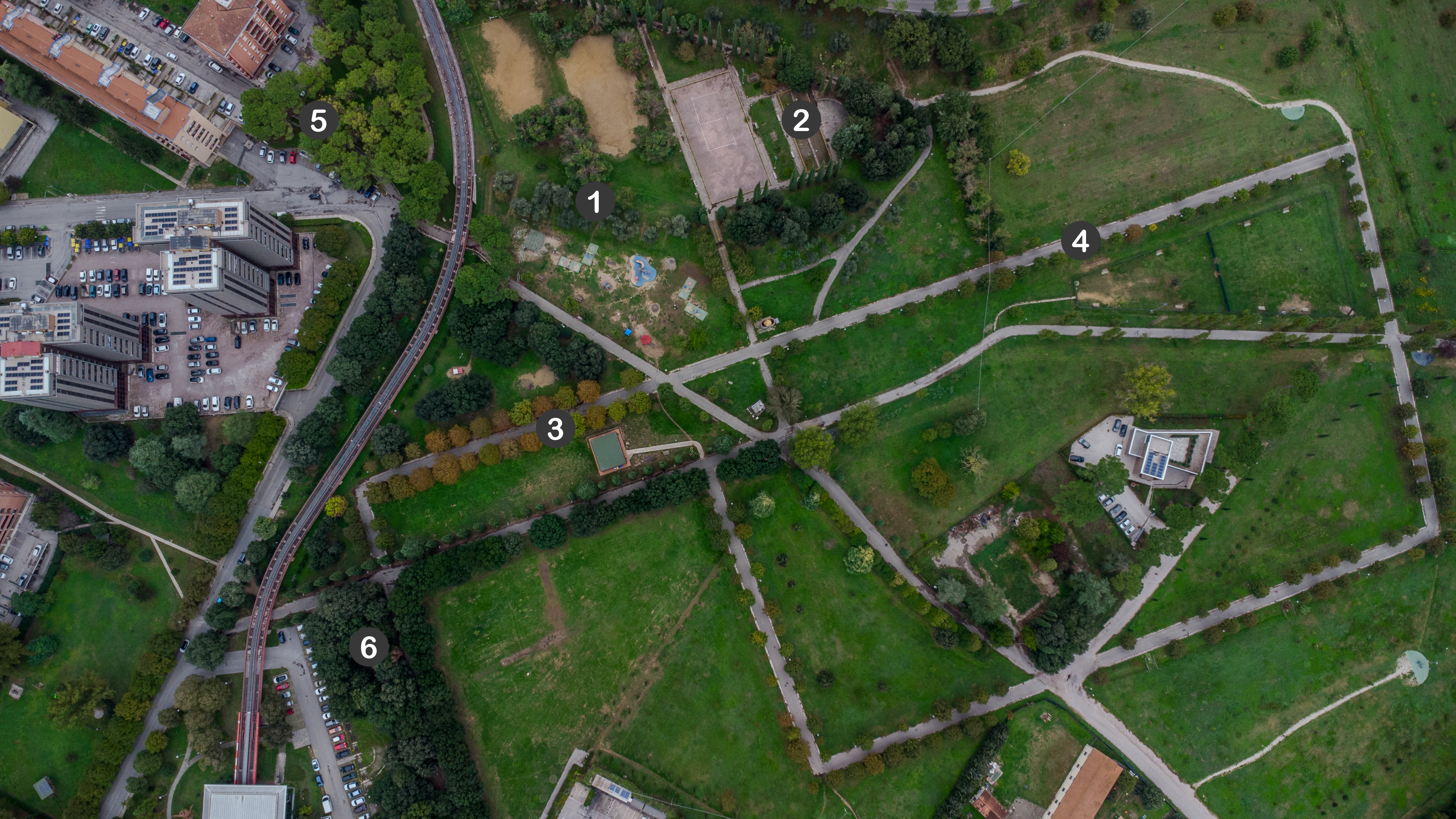 Mappa del Parco Chico Mendez